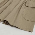thumbnail image 3 of Tittly Palazzo Pants Shorts for Women Pants Size Lady Solid Summer Loose Plus Pockets Women Casual Shorts Pants Lounge Pants Women Comfy Pants Women Khaki XL, 3 of 3
