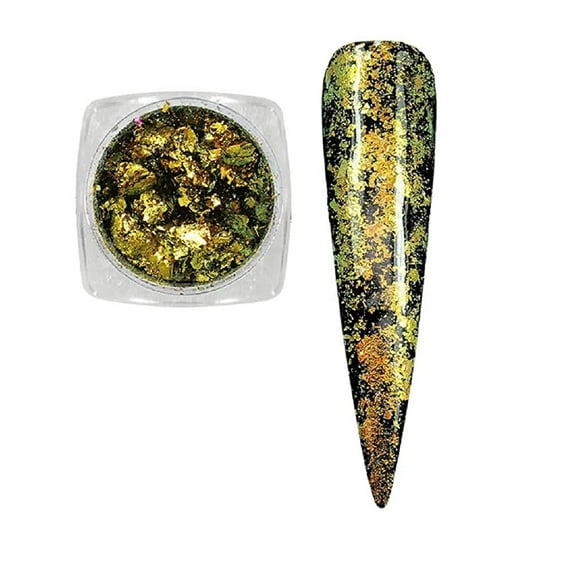 MIA SECRETS NAIL DECORATIONS - METALLIC FLAKES - (CH-32)