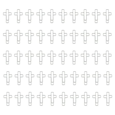 50 Pcs Crosses Shaped Paper Clips Small Bookmarks Planner Clips Journal Paper Clips Office Supplies