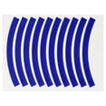 thumbnail image 2 of 10pcs Adhesive Reflective Tape Cycling Safety Warning Sticker Bike Reflector Tape Strip for Car Bicycle Motorcycle Scooter Wheel Rim Decoration, 2 of 8