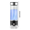 thumbnail image 3 of HHGBAD Hydrogen Water Cup, 11.84oz Hydrogen-producing Health Cup, Portable Electrolytic Water Bottle, Rechargeable, Ideal for Home, Office, Gym, Stay Hydrated, 3 of 4