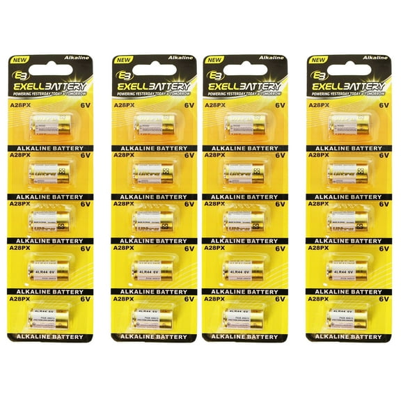 20x Exell A28PX 6V Alkaline Battery L544BP V28PXL K28L PX28A A544