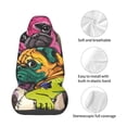 thumbnail image 4 of Yiaed Colorful Pug Print Car Seat Covers,Universal Auto Seats Protector Fits for Car,SUV Sedan,Truck,Automotive Seat Covers & Accessories, 4 of 5