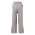 thumbnail image 6 of SIYUDAN Womens Trousers Ladies Casual Pants Grey Adult Baggy Pants Lightweight Pants Women Womens Elastic Waist Pants With Pockets Womens Fall Pants, 6 of 6