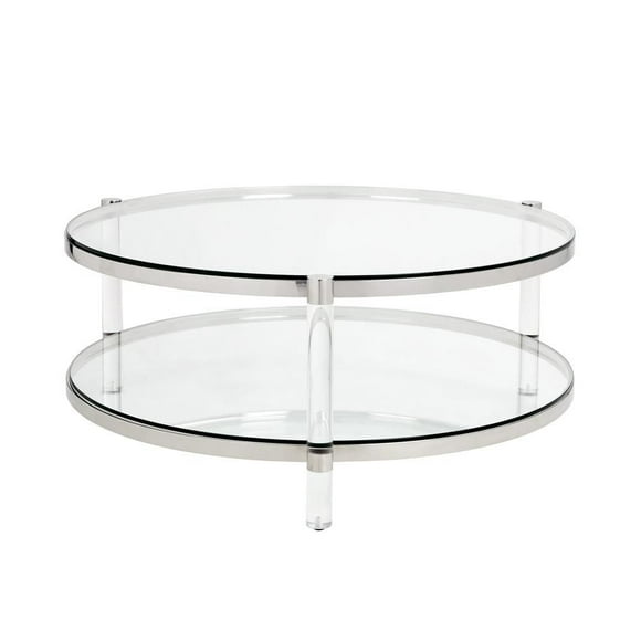 Home Gear Table basse en argent