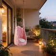 thumbnail image 4 of BotaniNest Relaxed Outdoor Swing For Backyard Porch Or Campgrounds Comfortable Hanging Seat With Stable Easy Assembly And For Cozy Outdoor Relaxation, 4 of 6