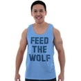 thumbnail image 5 of Feed The Wolf Sarcastic Hangry Gym Tank Top T Shirts Men Women Brisco Brands S, 5 of 6