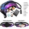 thumbnail image 3 of Women’s Cosmos Nebula Shoulder Bag – Galaxy Outer Space Celestial Crossbody Purse for Sci-Fi Lovers, Featuring Starry Night Cosmic Pattern, Lightweight Water-Resistant Tote, 3 of 5