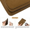 thumbnail image 4 of Uxcell 6Pcs Sofa Fabric Repair Patches Self Adhesive Fabric Patches 4.13" x 6.1" Brown, 4 of 5