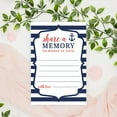 thumbnail image 4 of Koyal Wholesale Share a Memory Cards, Nautical Anchor Cards for Wedding, Life Memories, 4" x 6", 52-Pk, 4 of 5