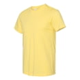 thumbnail image 1 of Bella Canvas Mens CVC Jersey Tee, S, Heather Yellow, 1 of 2