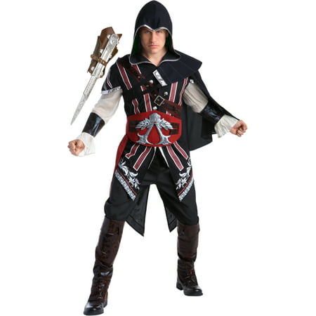 Assassin's Creed II Ezio Auditore Assassin Deluxe Mens Costume Bundle