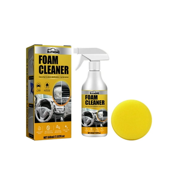 Multi-Purpose Foam Cleaner Kit, All Around Master Foam Cleaner With Sponge, Car Interior Foam Cleaner, Car seat Foam Cleaner Spray - All-Purpose Household Cleaners