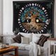 thumbnail image 2 of Tapiz colgante de pared de árbol de la vida, tapiz psicodélico de estilo hippie bohemio para sala de estar y dormitorio JFHHH pequeña, 2 of 5