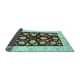 thumbnail image 2 of Ahgly Company Indoor Rectangle Oriental Light Blue Traditional Area Rugs, 2' x 5', 2 of 4