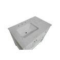 thumbnail image 2 of Lakeshore 36" Bathroom Vanity with White Cabinet and Engineered Carrara Top, 2 of 6