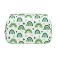 thumbnail image 2 of Kdxio St. Patrick's Day rainbows for Double Compartment Pen Case Oxford Organizer with Zipper Pockets for Students Artists, 2 of 7