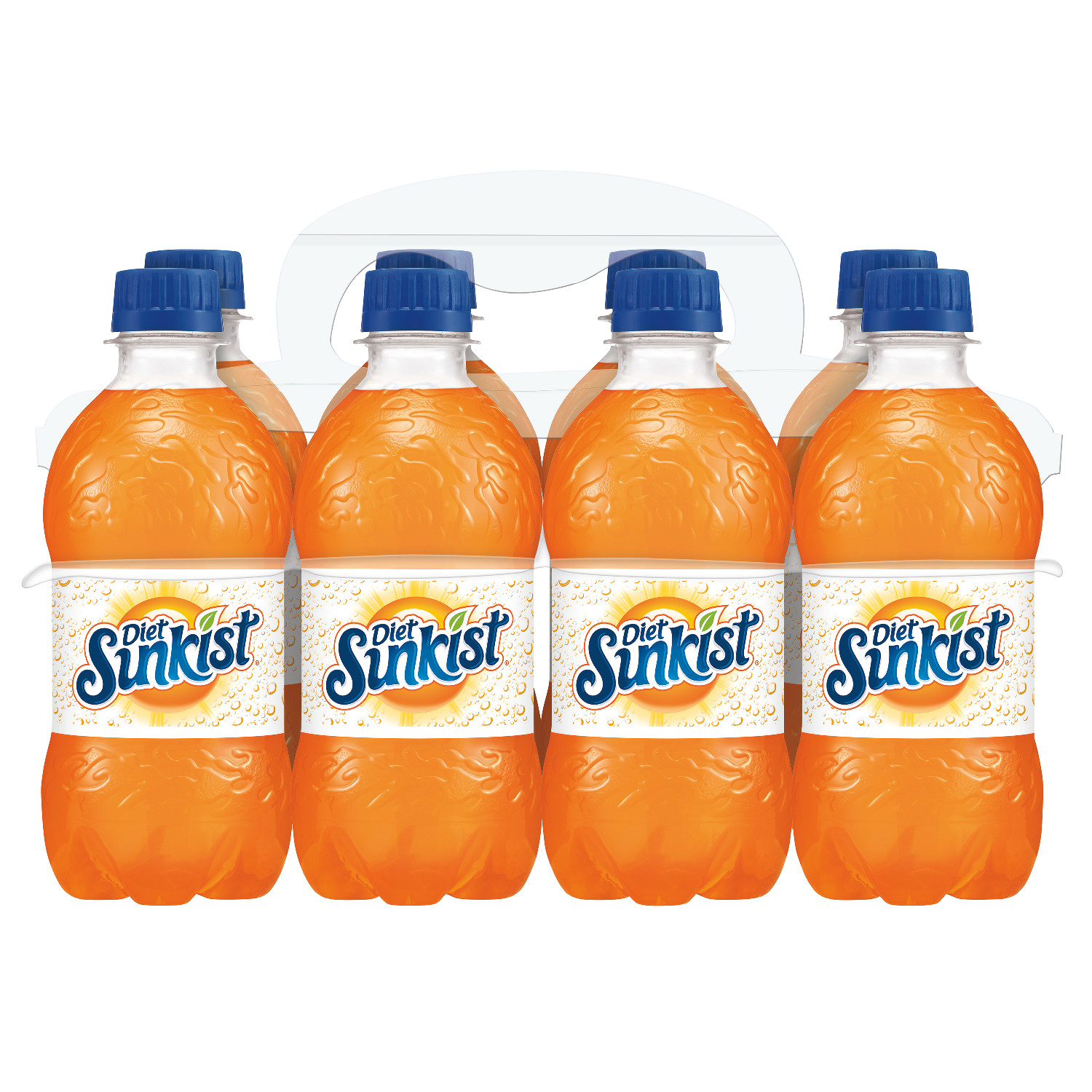 Diet Sunkist Orange Soda, 12 fl oz, 8 pack