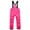 Pink, variant on NOKIO Toddler Snow Pant | Winter Ski Bibs W Cargo Stash Pocket | Insulated Snowsuit For Girls & Boys Baby Boys Girls Snowsuit Waterproof Insulated Ski Snow Bibs Overalls