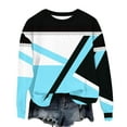 thumbnail image 2 of Hicidod Sweatshirts for Kids Girls Color Block Print Cute Pullover Tops Long Sleeve Casual Crewneck Lightweight Comfy Soft Sweatshirt, 2 of 3