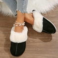 thumbnail image 5 of Women's Cozy Memory Foam Slippers, Fuzzy Wool-Like Plush Fleece Lined Indoor Outdoor House Slippers with Anti-Skid Sole, 5 of 10