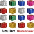 thumbnail image 3 of 120-6 piezas Mini cajas de regalo de espuma navideña Adornos navideños Regalos Colgantes para árbol de Navidad Decoraciones para fiestas en el hogar Suministros al por mayor, 3 of 5