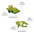 thumbnail image 3 of Cadorn Frog - Shaped Hanging Planter - Ceramic Succulent/Flower Pot for Indoor Decor, 3 of 8
