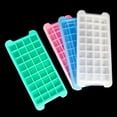 thumbnail image 3 of Molde para cubitos de hielo con tapa, de silicona, para nevera, con 36 rejillas, fácil de desmoldar, para cubitos de hielo, 24 rejillas, 3 of 6