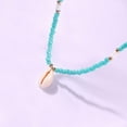 thumbnail image 4 of HSHDLDF Collier Coquillage Puka pour Femmes Hommes Collier Surfeur Coquillage Cordon Collier Collier Ras du Cou Perles Colorées Collier Ajustable Été Boho Hawaii Boucle Perle Collier Bijoux Coquillage Naturel, 4 of 6