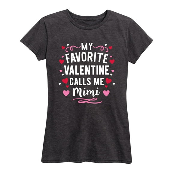 Instant Message - My Favorite People Mimi - Valentine's Day Women's Short Sleeve Graphic T-Shirt