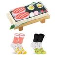 thumbnail image 3 of Funny Sushi Socks Box for Men Teens Novelty Food Socks Funky Cool Crazy Socks Gifts Ideas Father's Day Birthday Valentine Christmas Gift (M 2 pairs), 3 of 9