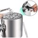 thumbnail image 2 of Ice Bucket Ice Bucket Champagne Cooler Ice Cube Container With Tongs And Lid, 2 of 3