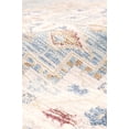 thumbnail image 5 of Pasargad Home Heritage 6' x 6' Square Power-Loomed Light Blue/Ivory Rug, For Indoor Space and all Age of Group, 5 of 7