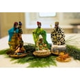 thumbnail image 2 of African Figurine Kitenge Nativity Set Handmade Fair Trade Uganda, 2 of 6