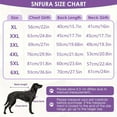 thumbnail image 4 of QJUHUNG Dog Coat  Warm Dog Jacket Dog Winter Coats  Reflective Turtleneck Dog Fleece Vest With Harness Built In  Waterproof Windproof Dog Snow Jacket Snowsuit For Small Medium Large Dogs, 4 of 7