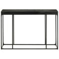 thumbnail image 3 of vidaXL Console Table Black 43.3"x13.8"x29.9" Solid Acacia and Mango Wood, 3 of 10