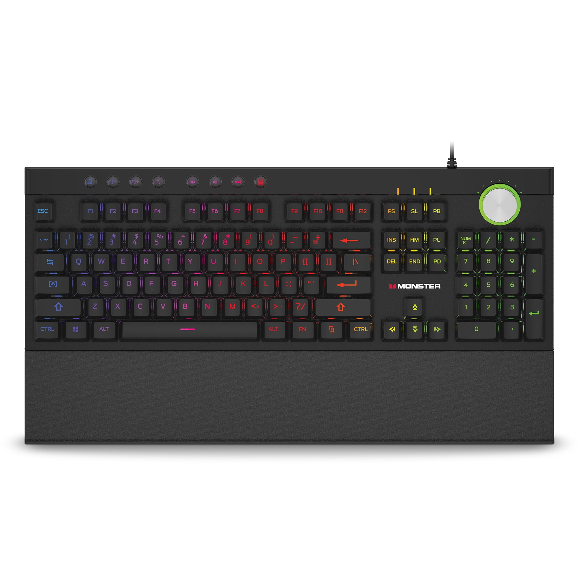 Monster Alpha 5.0 LED Mechanical Gaming Keyboard with Antighosting