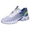 thumbnail image 5 of Rokment Women's Running Cross Training Shoes Breathable Mesh Comfortable Air Cushion Hiking Jogging Fitness Trainners Casual Walking Tennis Fashion Sneakers Blue Size 7, 5 of 6