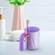 thumbnail image 3 of Vaso para Enjuague Bucal con Soporte para Cepillos de Dientes: Diseño de Alta Gama para Uso Doméstico, Accesorios Dentales para Estudiantes y Parejas con Ranura de Silicona, Paquete de 1, 3 of 6
