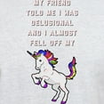thumbnail image 3 of CafePress - I Almost Fell Off My Unicorn Light T Shirt - Men's Classic Graphic T-Shirt, 3 of 4