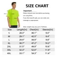 thumbnail image 6 of ProtectX Hi Vis Shirts for Men, High Visibility Short Sleeves Shirt, Reflective Safety Shirts for Men, Construction Work Shirts, Comfortable, Breathable, Green, Small, 6 of 7