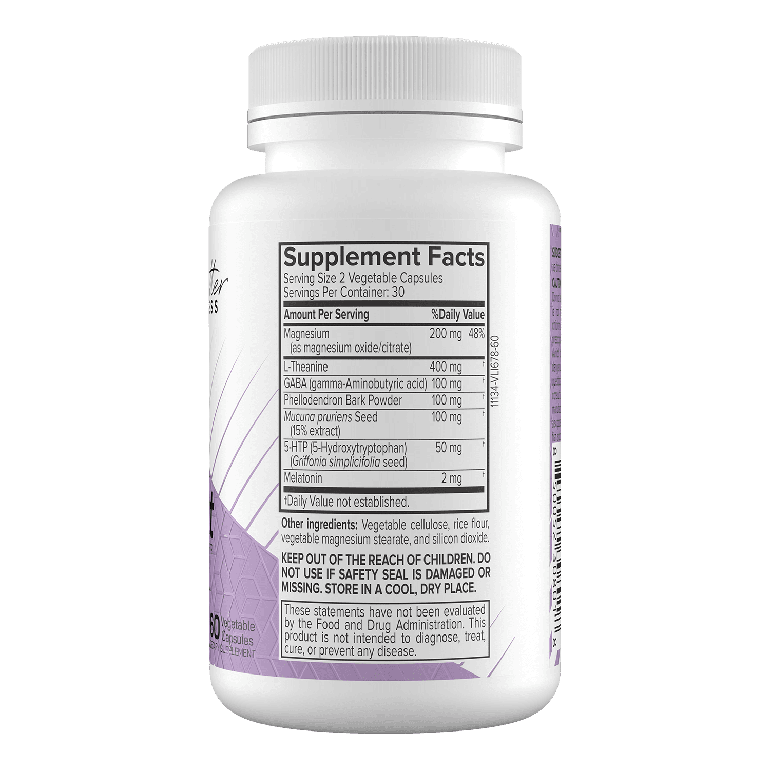 You Matter Wellness Sleep Support Lights Out with Phellodendron, GABA, 5HTP & Melatonin 60 Vegetable Capsules