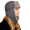 thumbnail image 5 of QASIEATN Unisex Popular Beanie Hats Men's Beanie Hat Autumn and Winter Outdoor Cold Windproof Ear Ski Hat Women's Fleece Lined Thickened Cap Fall Fashion Accessories, 5 of 9