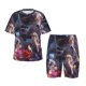 thumbnail image 1 of Balery Astronaut In Cosmic Garden Conjunto de Pijama Infantil de Manga Corta con Estampado – Ropa de Dormir de Algodón Suave-Large, 1 of 6