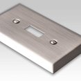 thumbnail image 2 of AMERELLE 163TRBN Century Single Toggle/Single Rocker Steel Wallplate in Brushed Nickel, 2 of 2