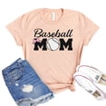 thumbnail image 1 of Baseball Mom T-shirt Women's Game Day Shirt Softball Shirts Sports Tshirt Mothers Day Gift Player Top Cheerleader Tee, 1 of 3