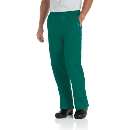 

Landau Essentials Men s Comfort Seven Pocket Elastic Waist Drawstring Cargo Scrub Pant Style 8555