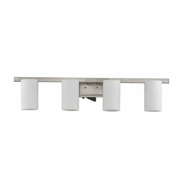 4 Light Bathroom Light in Contemporary Style 35 inches Wide By 7.5 inches High-Brushed Nickel Finish Bailey Street Home 218-Bel-1119504