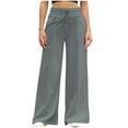 thumbnail image 1 of drppepioner Pantalon Grand Décontracté pour Femmes, Gris Foncé, 1 of 6