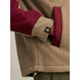 thumbnail image 5 of Bonobos Fielder Men's and Big Men's Mixed Media Sherpa Fleece Anorak, Up to Size 3XL, 5 of 8